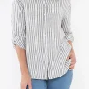 Stripe Linen Shirt | Thyme | JP2