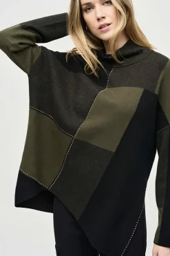 Studded Detail Knit - Iguana/Black - JR17