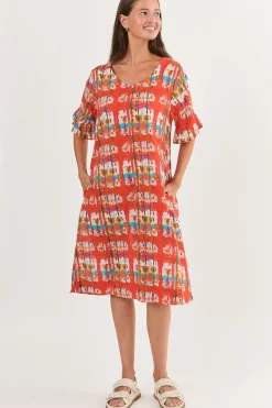 Sunrise Cotton Dress - Tutti Frutti - N21