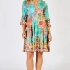 Sybil Dress - Lagoon - LL22