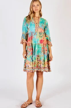 Sybil Dress - Lagoon - LL22