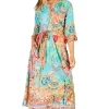 Sybil Midi Dress - Lagoon - LL26