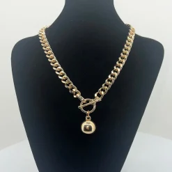Talbot Chain Necklace - Gold - SJ9