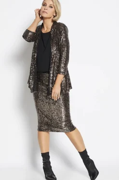 Tango Sequin Skirt - Bronze - PH37