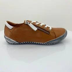 Tess Flat Sneaker | Cognac | RS12