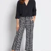 Ticket 7/8 Culotte Pant - Black Stark - PH14
