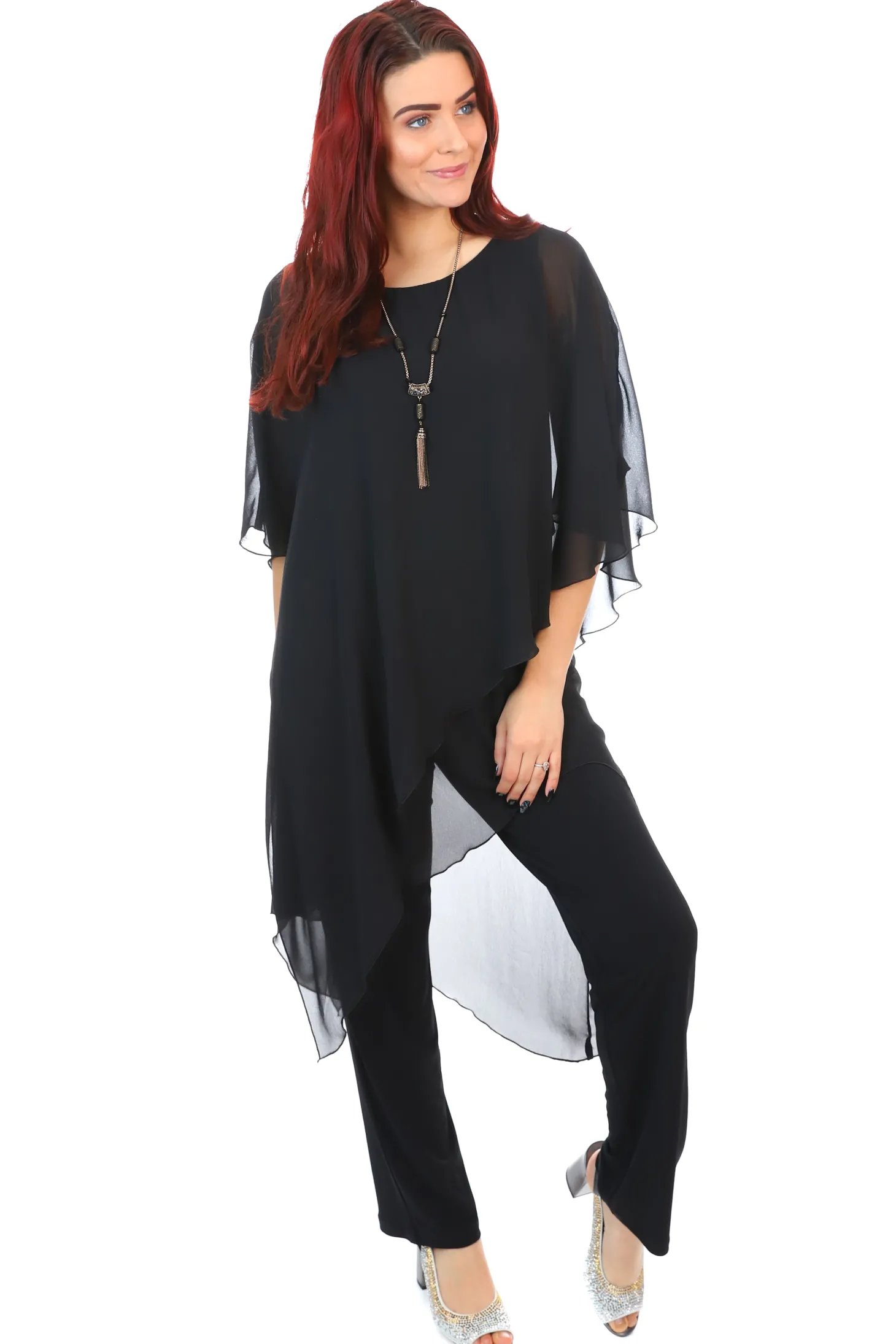 Tilly Jumpsuit - Black - SIS1