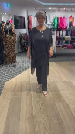 Tilly Jumpsuit - Charcoal - SIS1