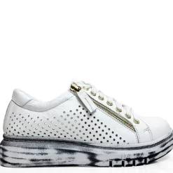 Timor Sneaker - White & Gold - RS28
