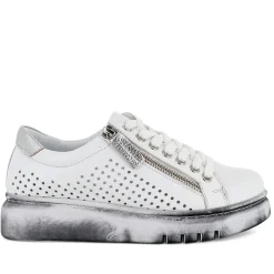 Timor Sneaker - White & Silver - RS28