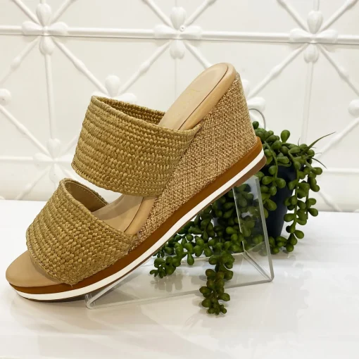 Tods Raffia Wedge | Natural | LQ1