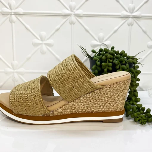 Tods Raffia Wedge | Natural | LQ1