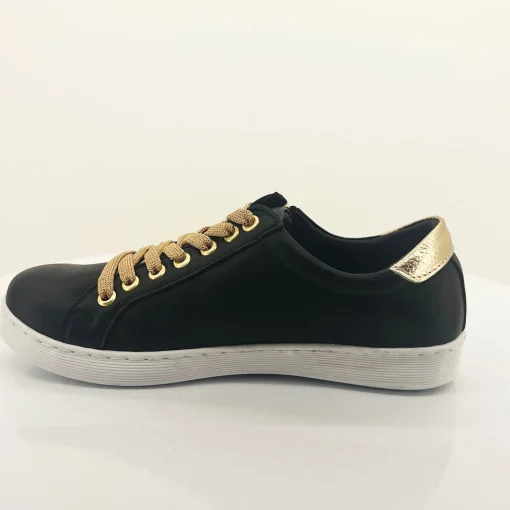 Token Duo Sneaker | Black & Gold | RS1