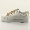 Token Duo Sneaker | White & Gold | RS1