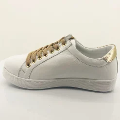 Token Duo Sneaker | White & Gold | RS1