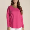 Tommy Long Sleeve Tee - Raspberry - TT16