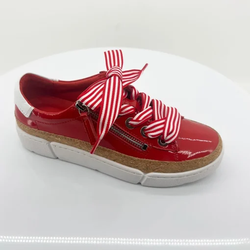 Torayne Red & White Sneaker - DJ40