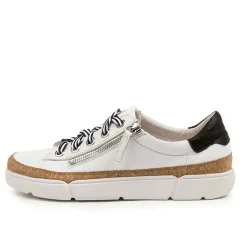 Torayne White Black Sneaker | DJ40
