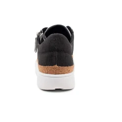 Torry White And Black Lace Up Flats - DJ39