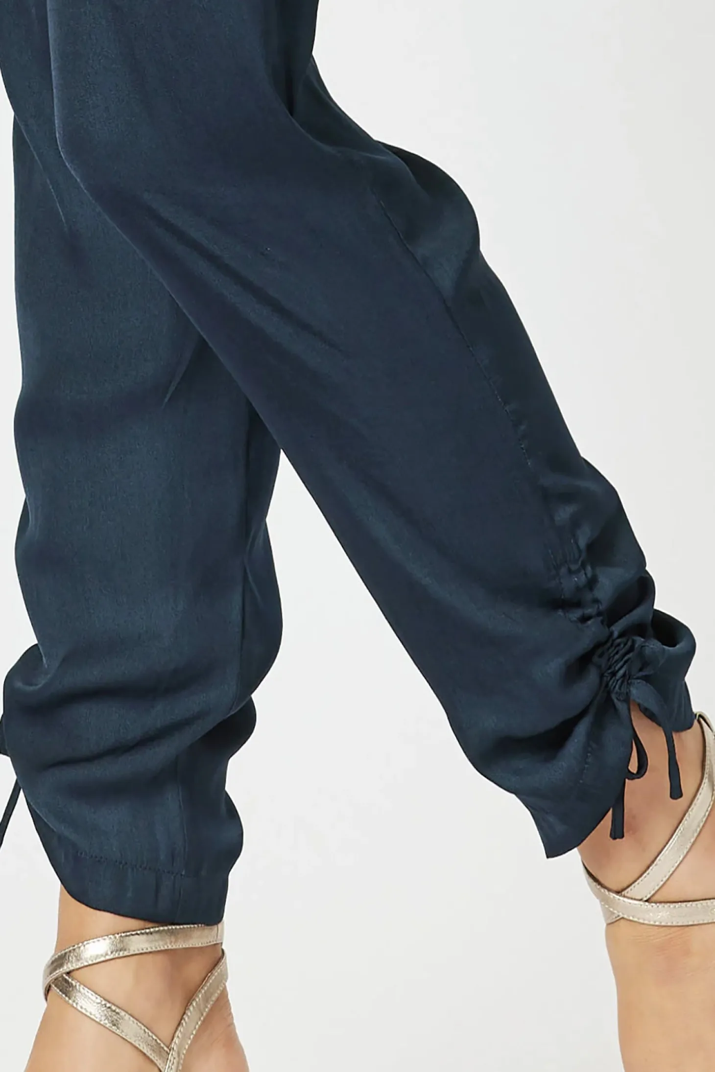 Traveller Luxe Side tie Pant - Navy - HV3