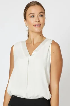 Tuxedo Cami - Ivory - HV17