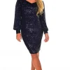 Valkyrie Dress - Navy - FL93