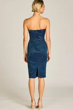 Venus Dress - Navy Two Tone - PR5