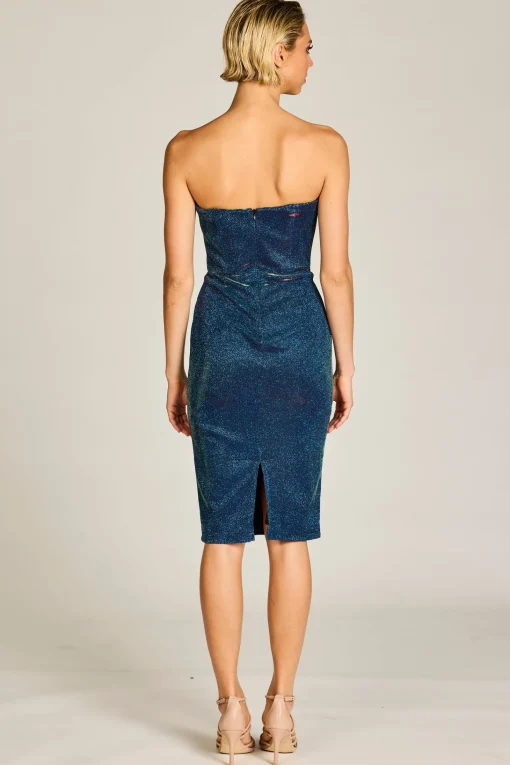 Venus Dress - Navy Two Tone - PR5
