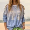Vintage Sun Fade Sweat - Blue - HC19