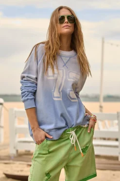 Vintage Sun Fade Sweat - Blue - HC19