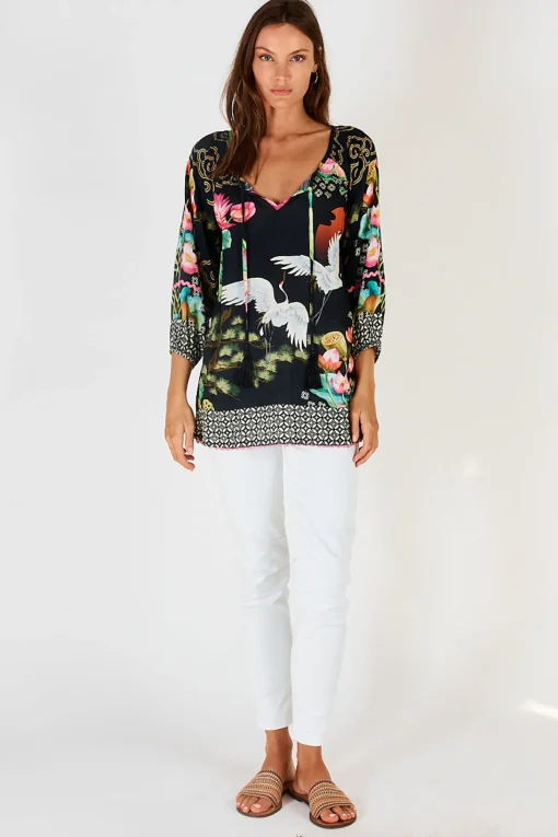Yoshiko Top - Black - LS5