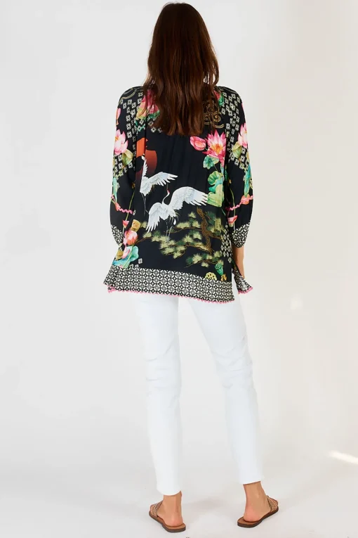 Yoshiko Top - Black - LS5