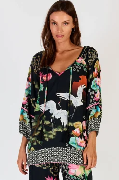 Yoshiko Top - Black - LS5