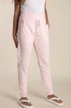 Zip Sweat Pant - Pale Pink - TT26